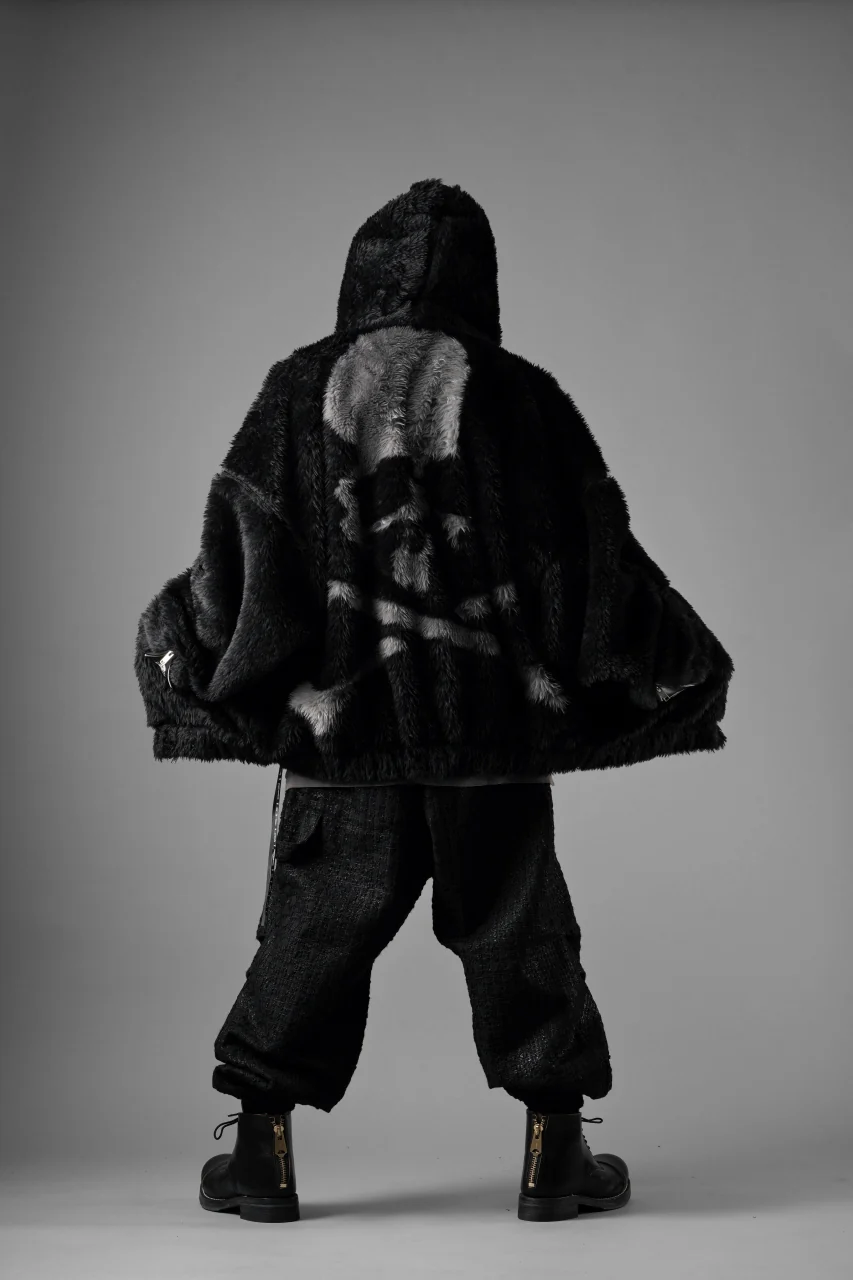 mastermind JAPAN POLAR BEAR ZIP-UP HOODED BLOUSON (BLACK) - Image 43