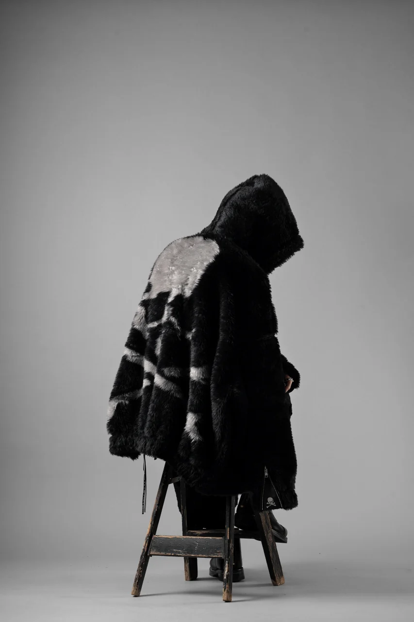 mastermind JAPAN POLAR BEAR ZIP-UP HOODED BLOUSON (BLACK) - Image 48