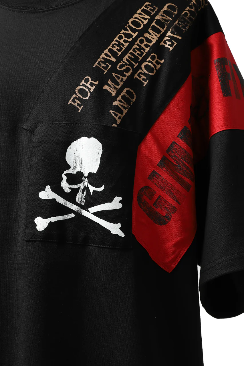 mastermind JAPAN RANDOM PATCH BOXYFIT T-SHIRT (BLACK) - Image 10