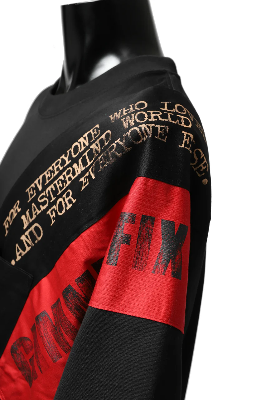 mastermind JAPAN RANDOM PATCH BOXYFIT T-SHIRT (BLACK) - Image 11