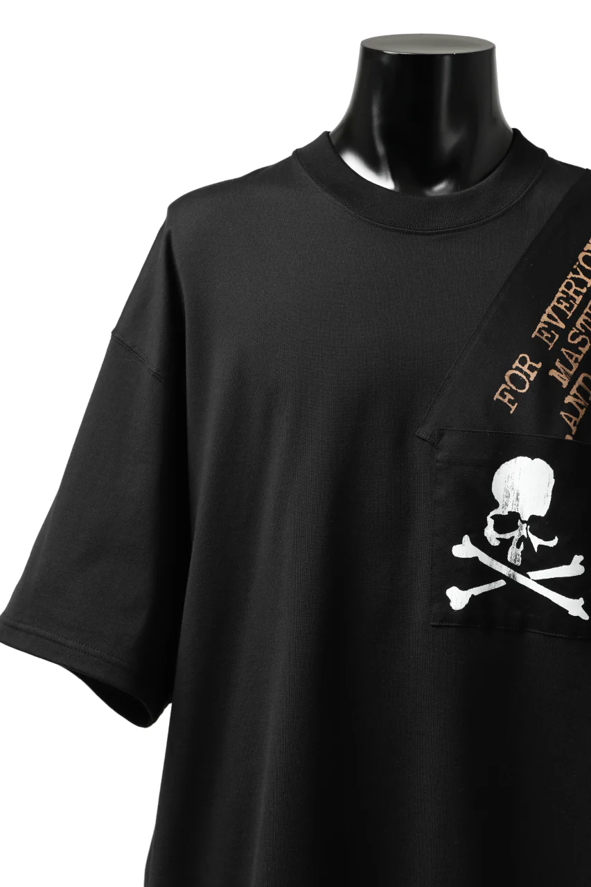 mastermind JAPAN RANDOM PATCH BOXYFIT T-SHIRT (BLACK) - Image 5