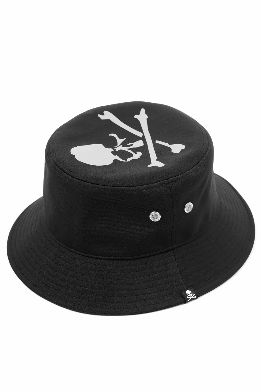 mastermind JAPAN REFLECTIVE SKULL BUCKET HAT (BLACK) - Image 4