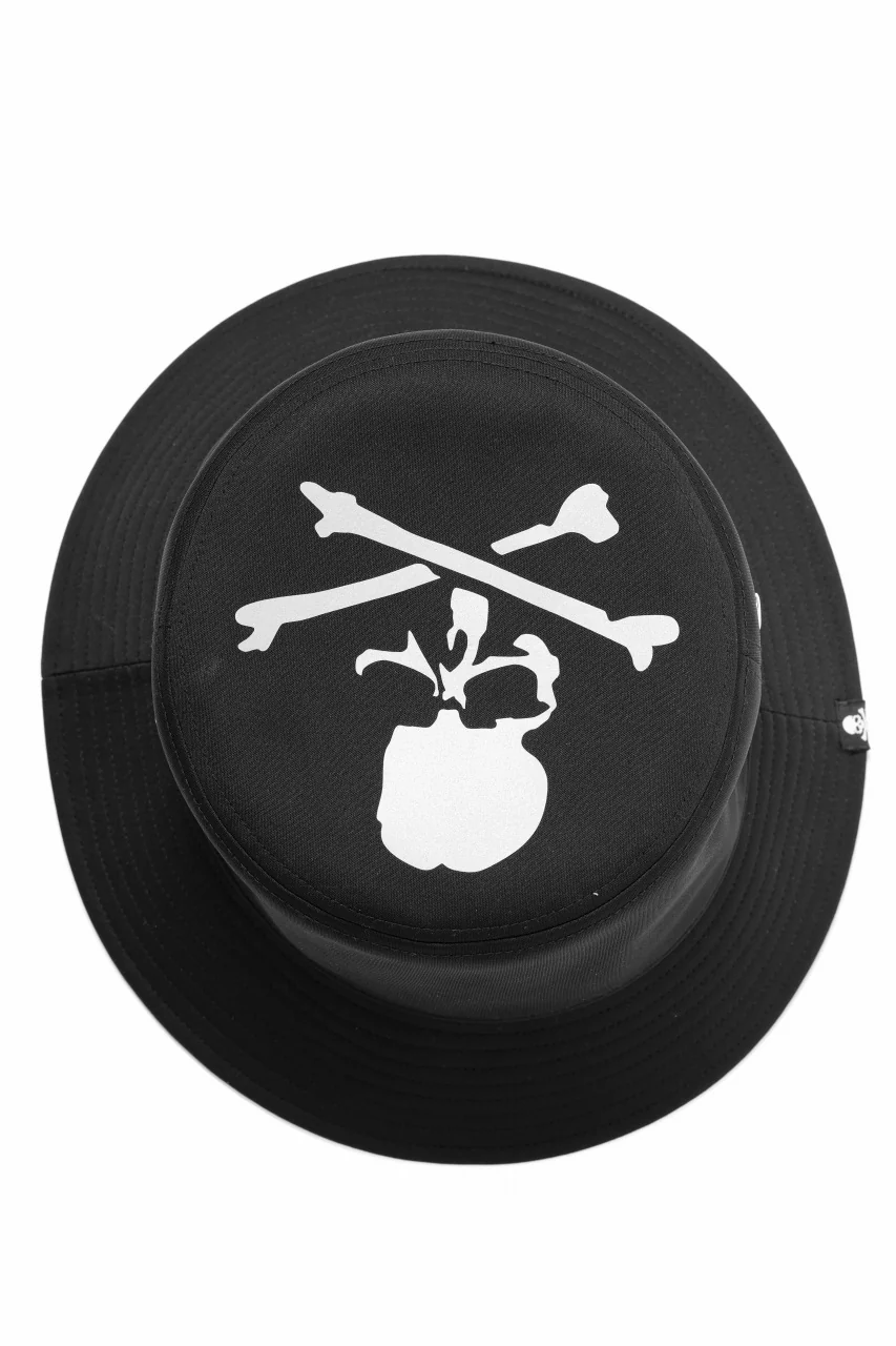 mastermind JAPAN REFLECTIVE SKULL BUCKET HAT (BLACK) - Image 6