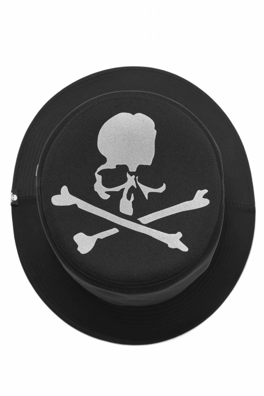 mastermind JAPAN REFLECTIVE SKULL BUCKET HAT (BLACK)