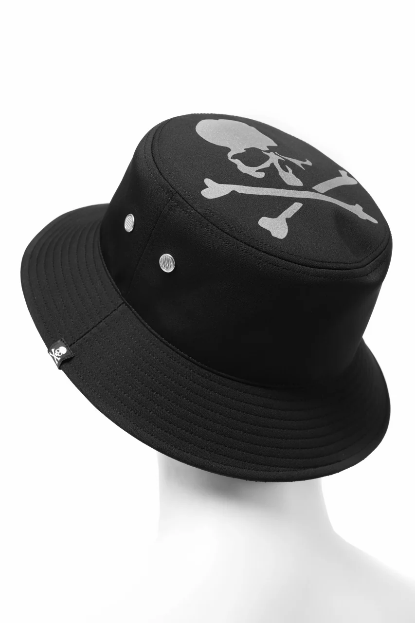 mastermind JAPAN REFLECTIVE SKULL BUCKET HAT (BLACK) - Image 2
