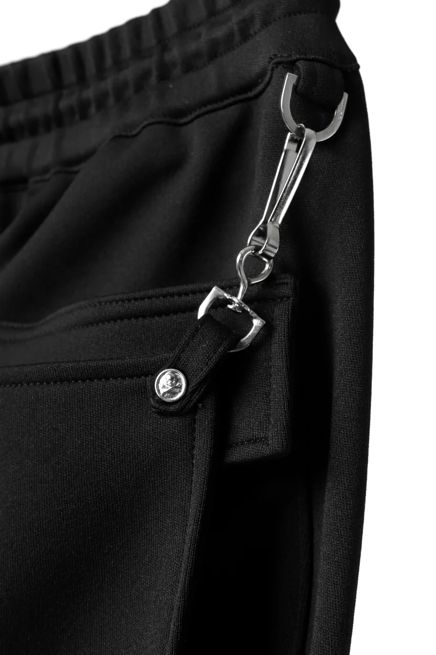 mastermind JAPAN SLIM BONDAGE PANTS / HIGHEND JERSEY (BLACK) - Image 6