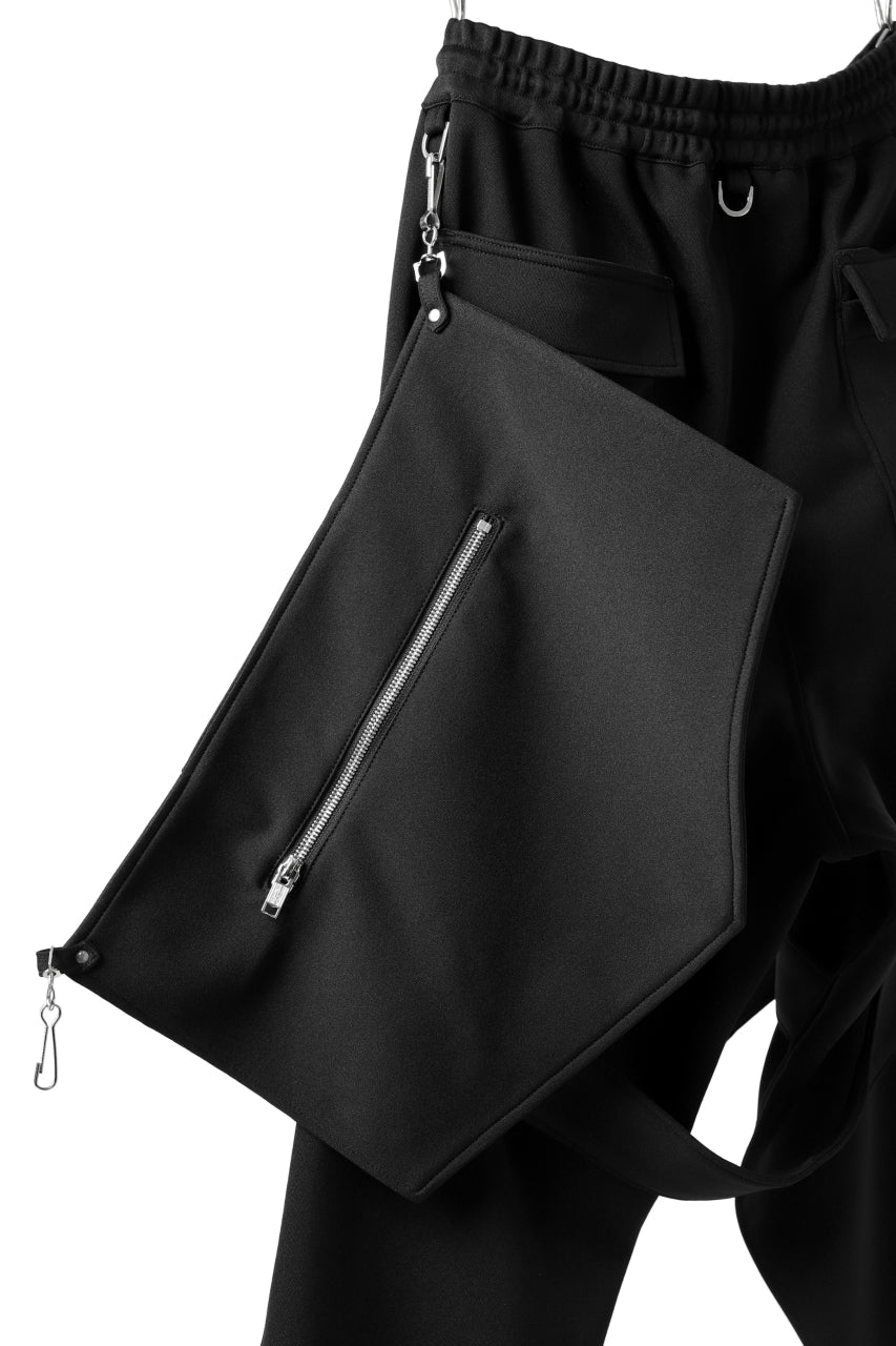 mastermind JAPAN SLIM BONDAGE PANTS / HIGHEND JERSEY (BLACK) - Image 7