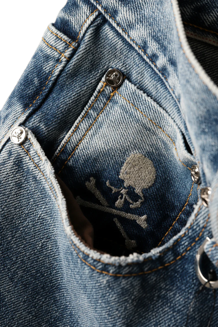 mastermind JAPAN SLIM TAPERED PANTS / 2WAY STRETCH DENIM (INDIGO) - Image 12