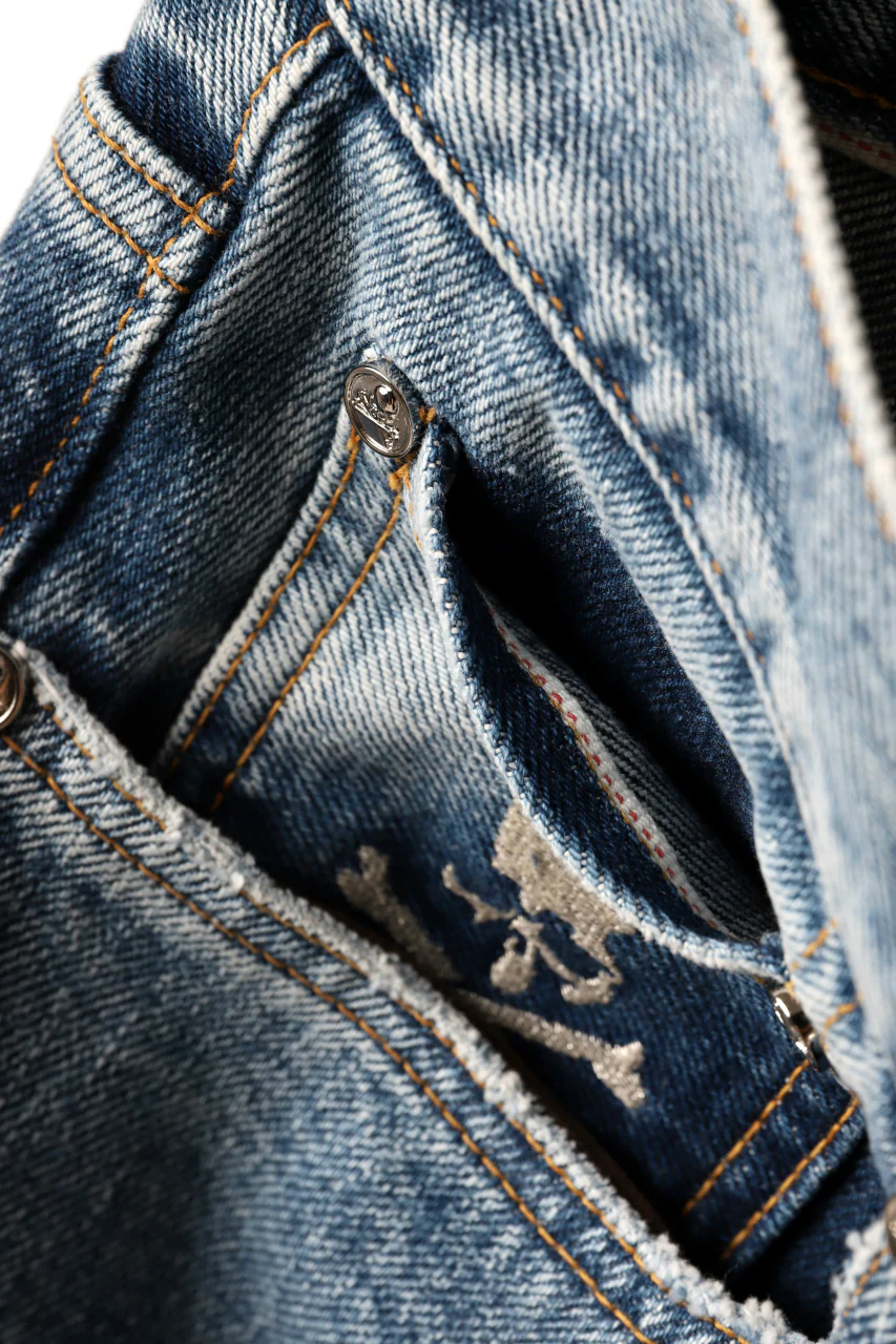 mastermind JAPAN SLIM TAPERED PANTS / 2WAY STRETCH DENIM (INDIGO) - Image 13