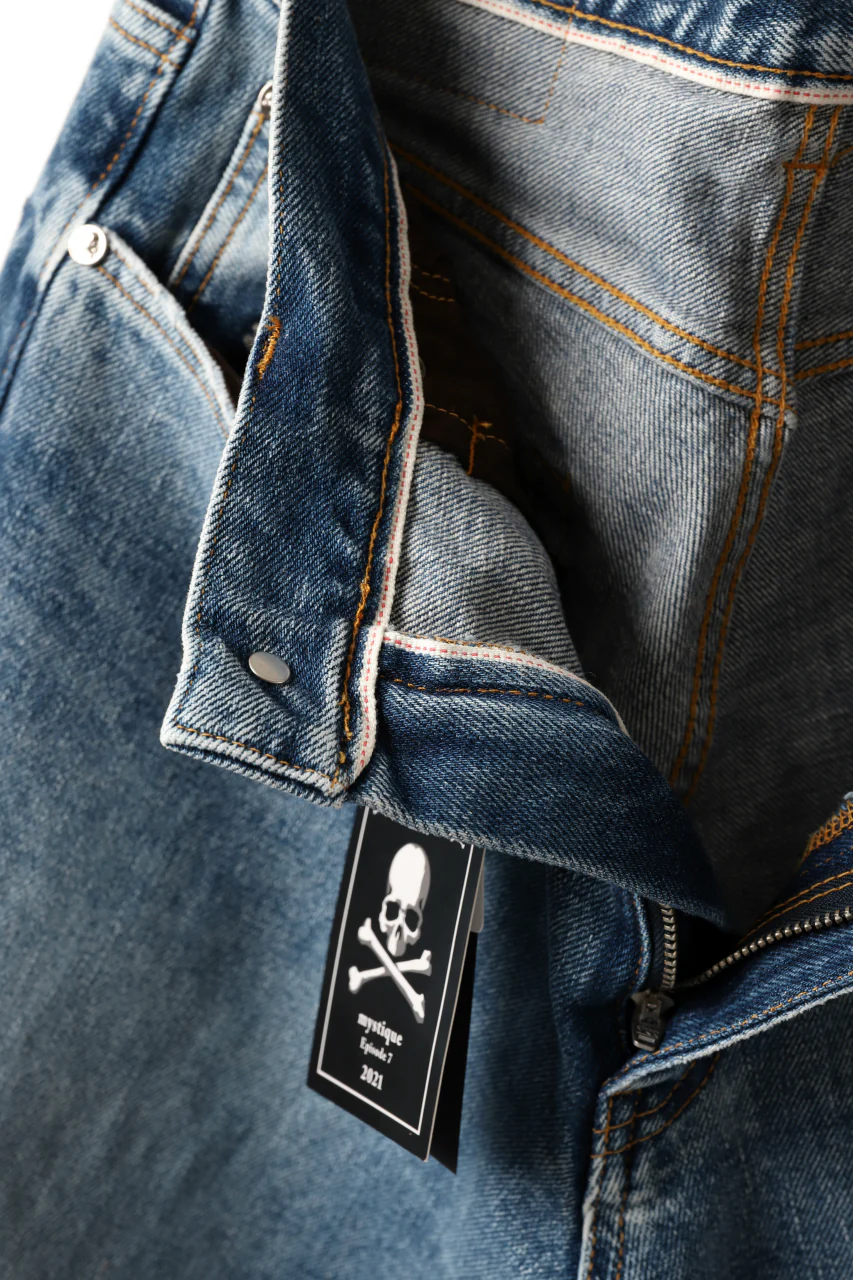 mastermind JAPAN SLIM TAPERED PANTS / 2WAY STRETCH DENIM (INDIGO) - Image 16