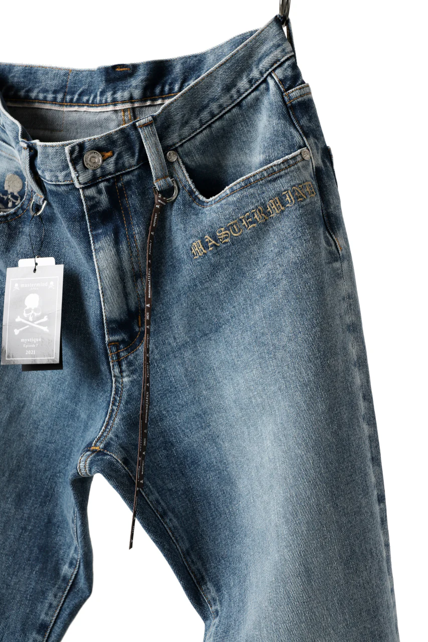 mastermind JAPAN SLIM TAPERED PANTS / 2WAY STRETCH DENIM (INDIGO) - Image 20
