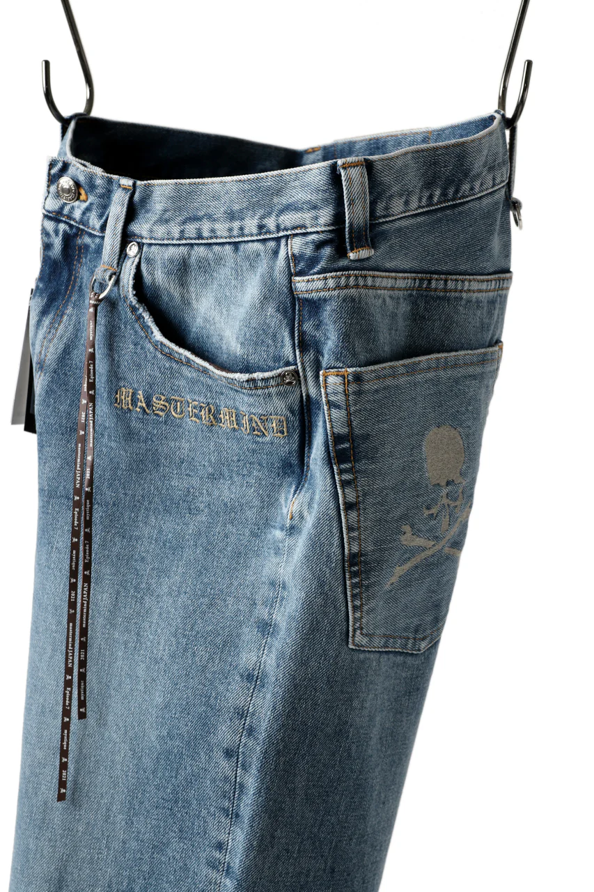 mastermind JAPAN SLIM TAPERED PANTS / 2WAY STRETCH DENIM (INDIGO) - Image 23