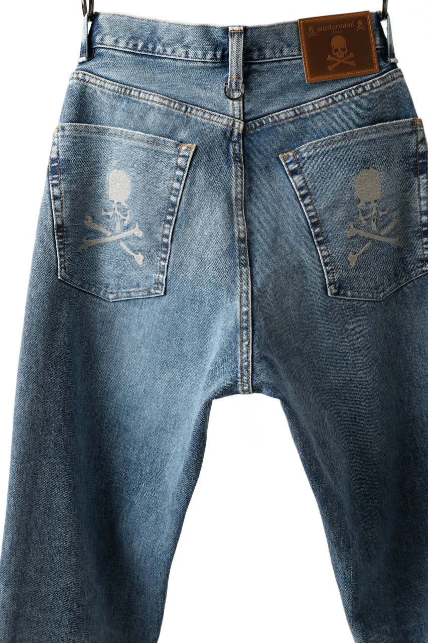 mastermind JAPAN SLIM TAPERED PANTS / 2WAY STRETCH DENIM (INDIGO) - Image 24