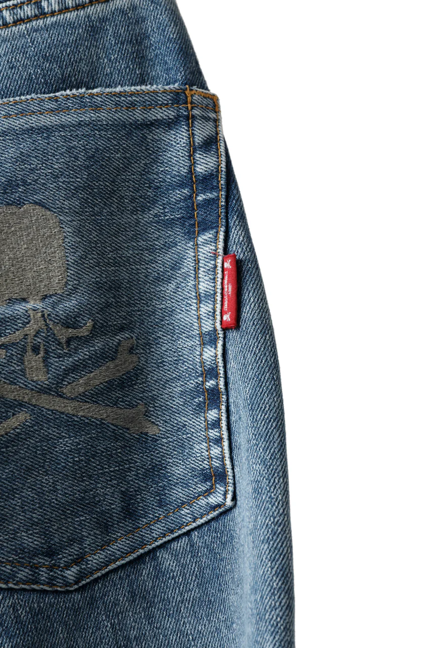 mastermind JAPAN SLIM TAPERED PANTS / 2WAY STRETCH DENIM (INDIGO) - Image 27