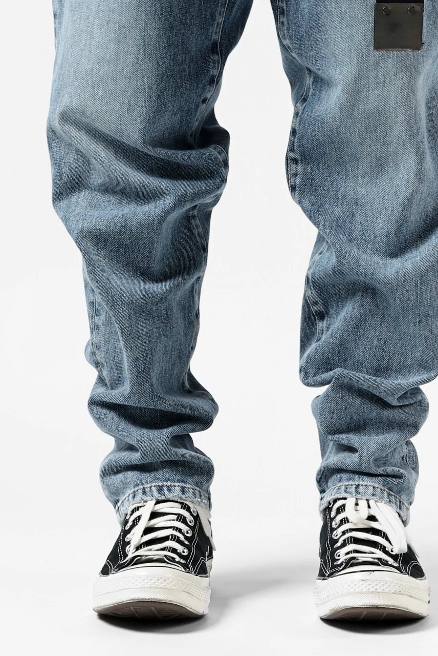 mastermind JAPAN SLIM TAPERED PANTS / 2WAY STRETCH DENIM (INDIGO) - Image 34