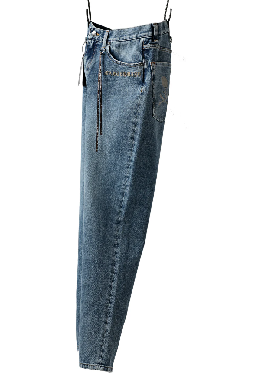 mastermind JAPAN SLIM TAPERED PANTS / 2WAY STRETCH DENIM (INDIGO) - Image 8