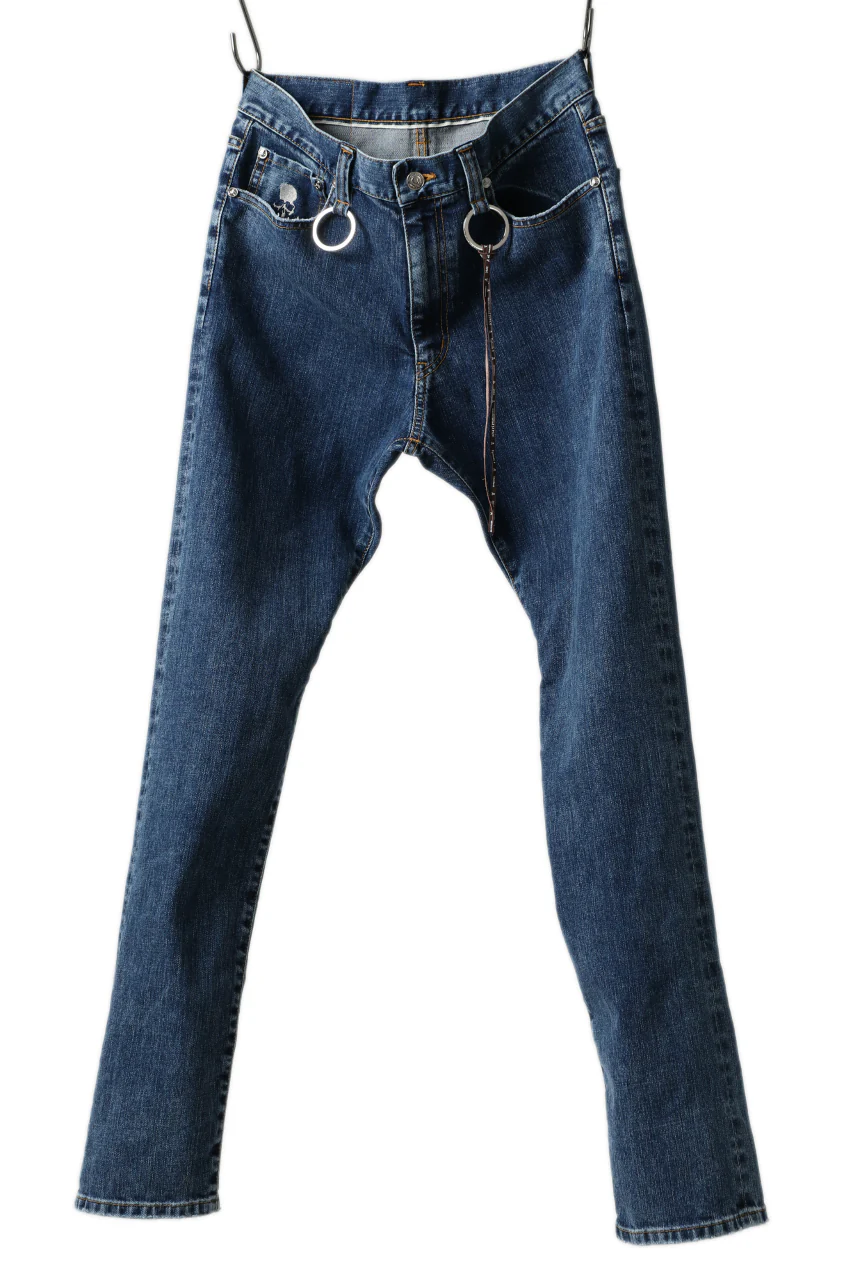 mastermind JAPAN SLIMFIT JEANS / 2WAY STRETCH DENIM (INDIGO) - Image 2