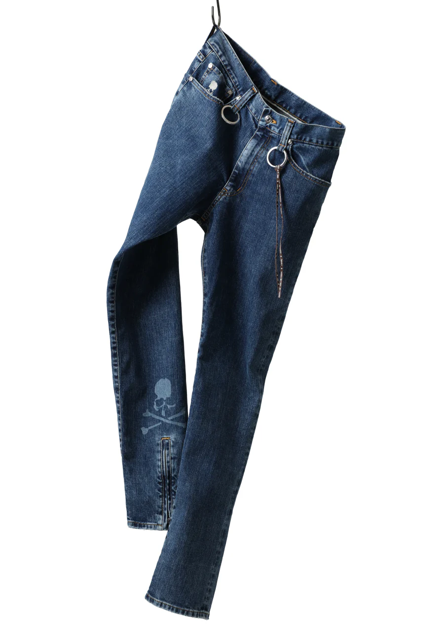 mastermind JAPAN SLIMFIT JEANS / 2WAY STRETCH DENIM (INDIGO) - Image 6