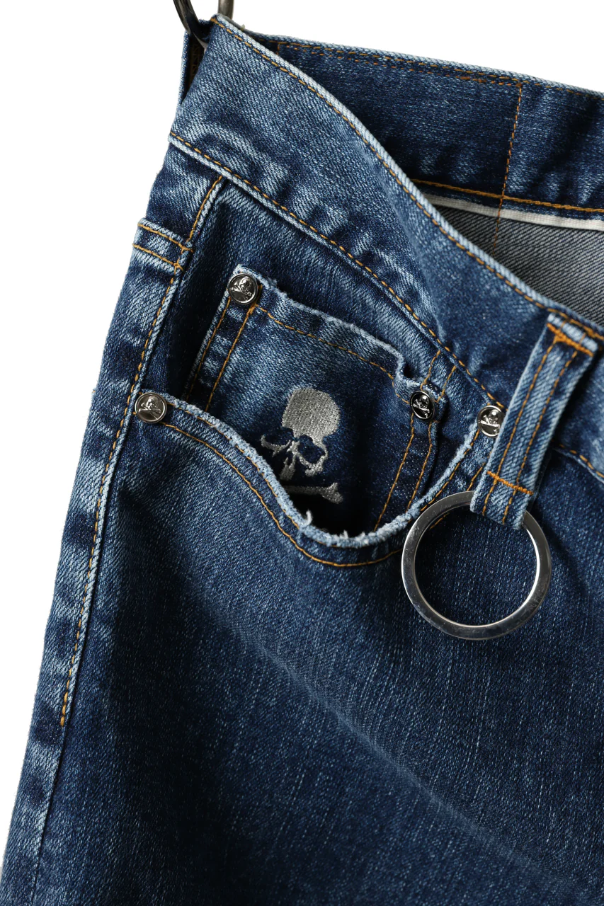 mastermind JAPAN SLIMFIT JEANS / 2WAY STRETCH DENIM (INDIGO) - Image 9