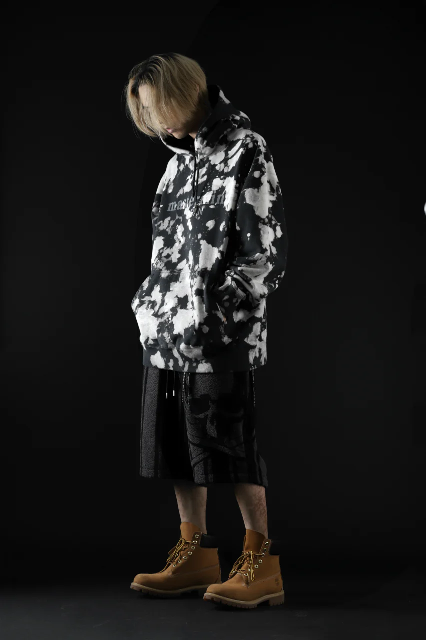 mastermind JAPAN STRIPED SHORT PANTS / PILE JERSEY (BLACK x GREY) - Image 24