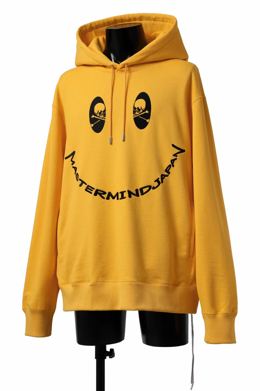 mastermind JAPAN SWEAT HOODIE / FACE LOGO (YELLOW) - Image 3