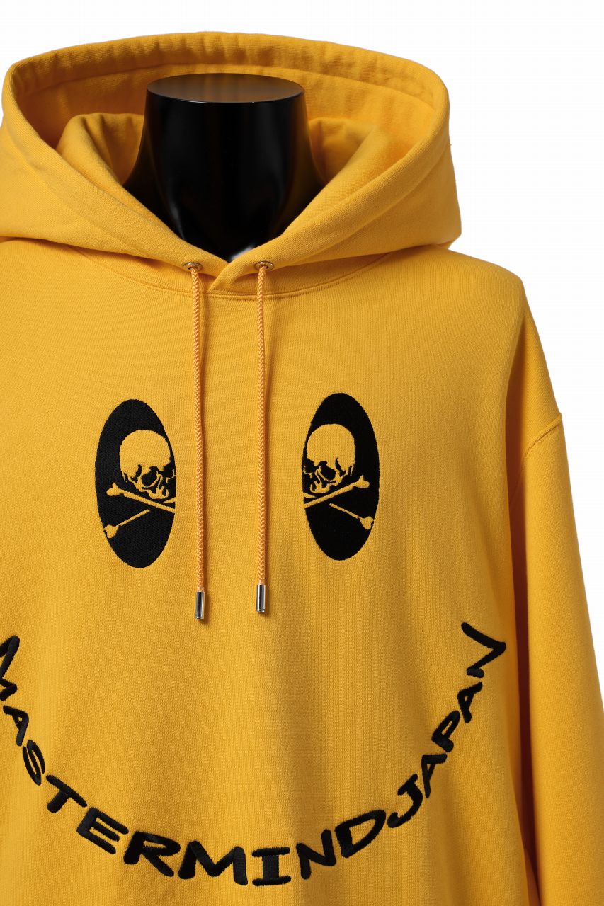 mastermind JAPAN SWEAT HOODIE / FACE LOGO (YELLOW) - Image 9