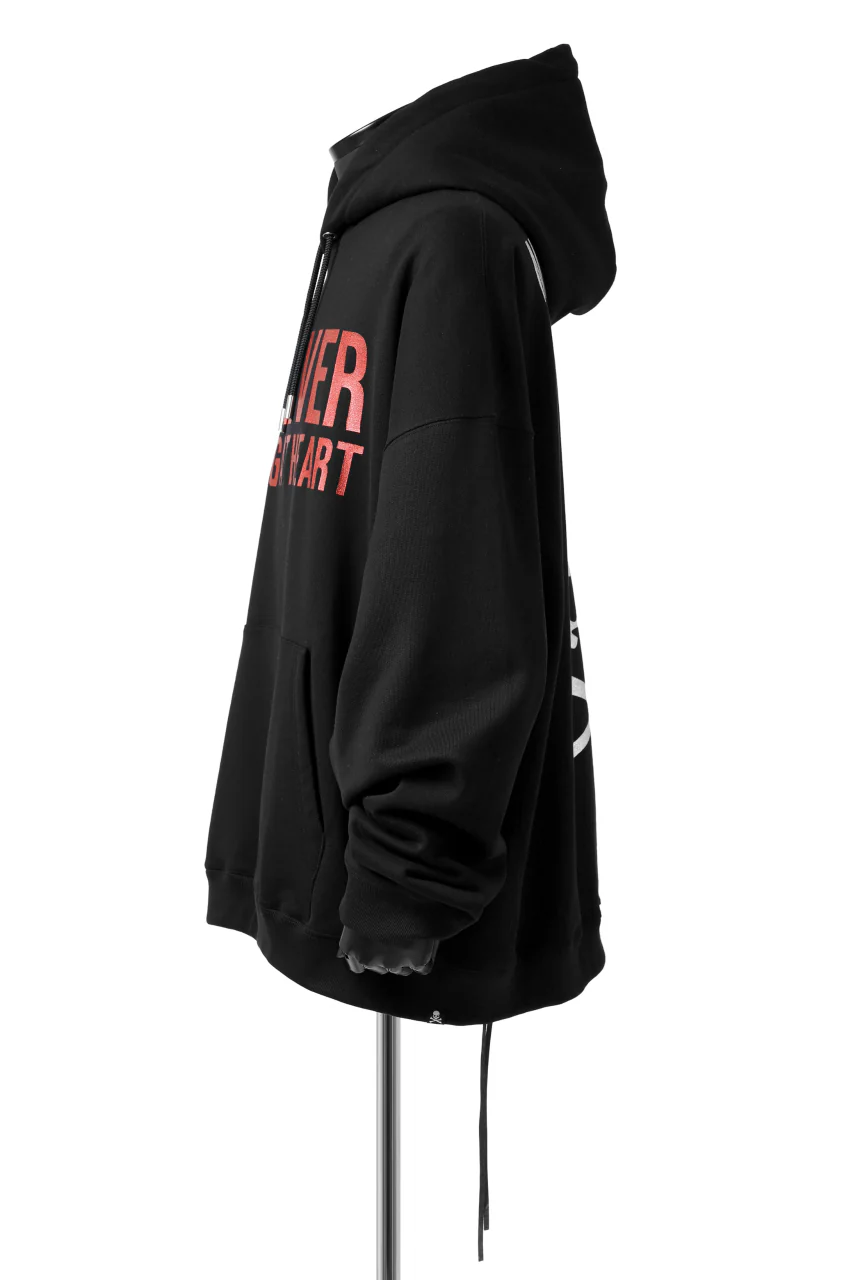 mastermind JAPAN SWEAT HOODIE / GLITTER LOGO (BLACK) - Image 11