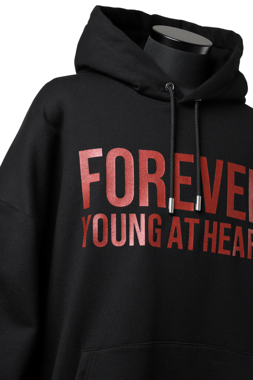 mastermind JAPAN SWEAT HOODIE / GLITTER LOGO (BLACK) - Image 16