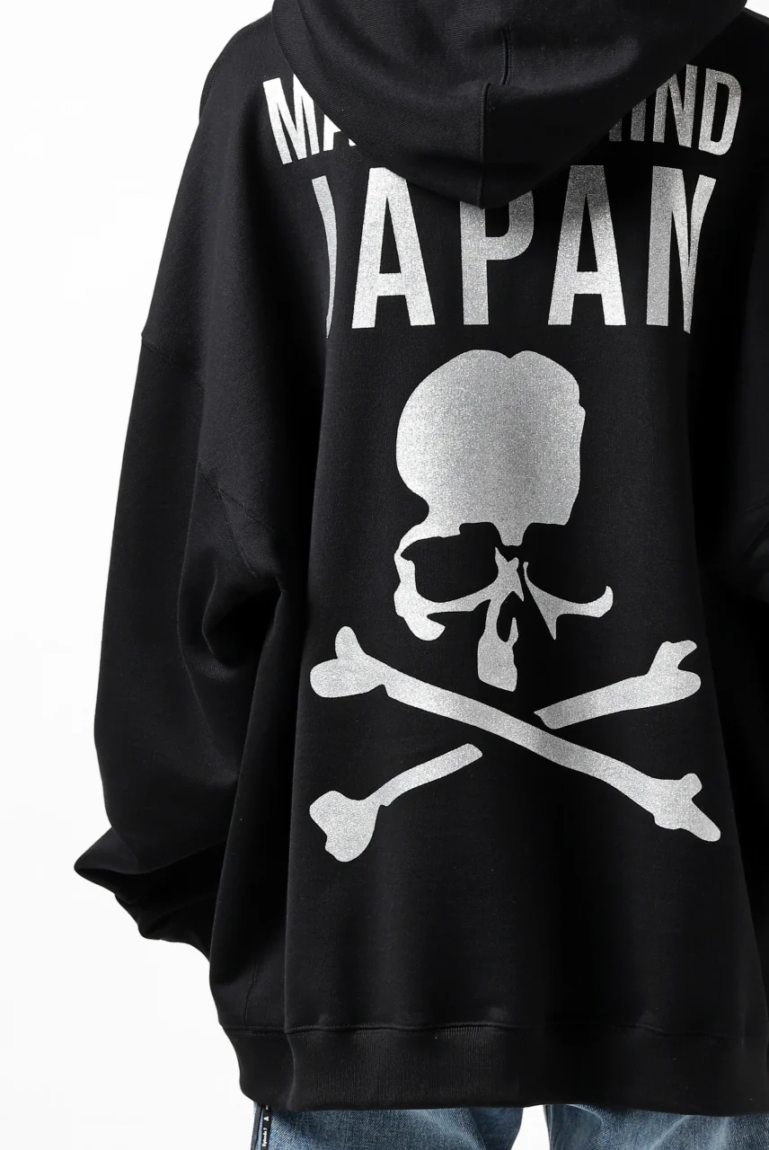 mastermind JAPAN SWEAT HOODIE / GLITTER LOGO (BLACK) - Image 7