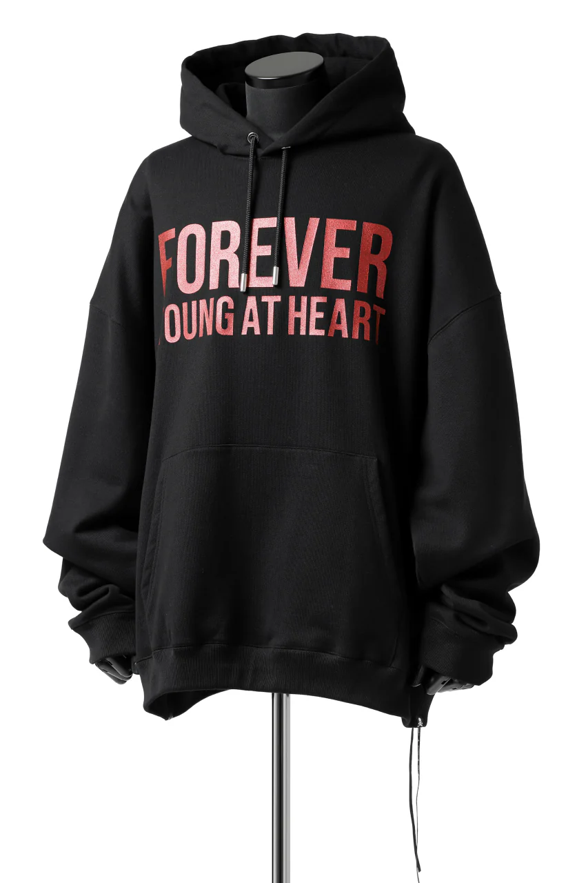 mastermind JAPAN SWEAT HOODIE / GLITTER LOGO (BLACK) - Image 9