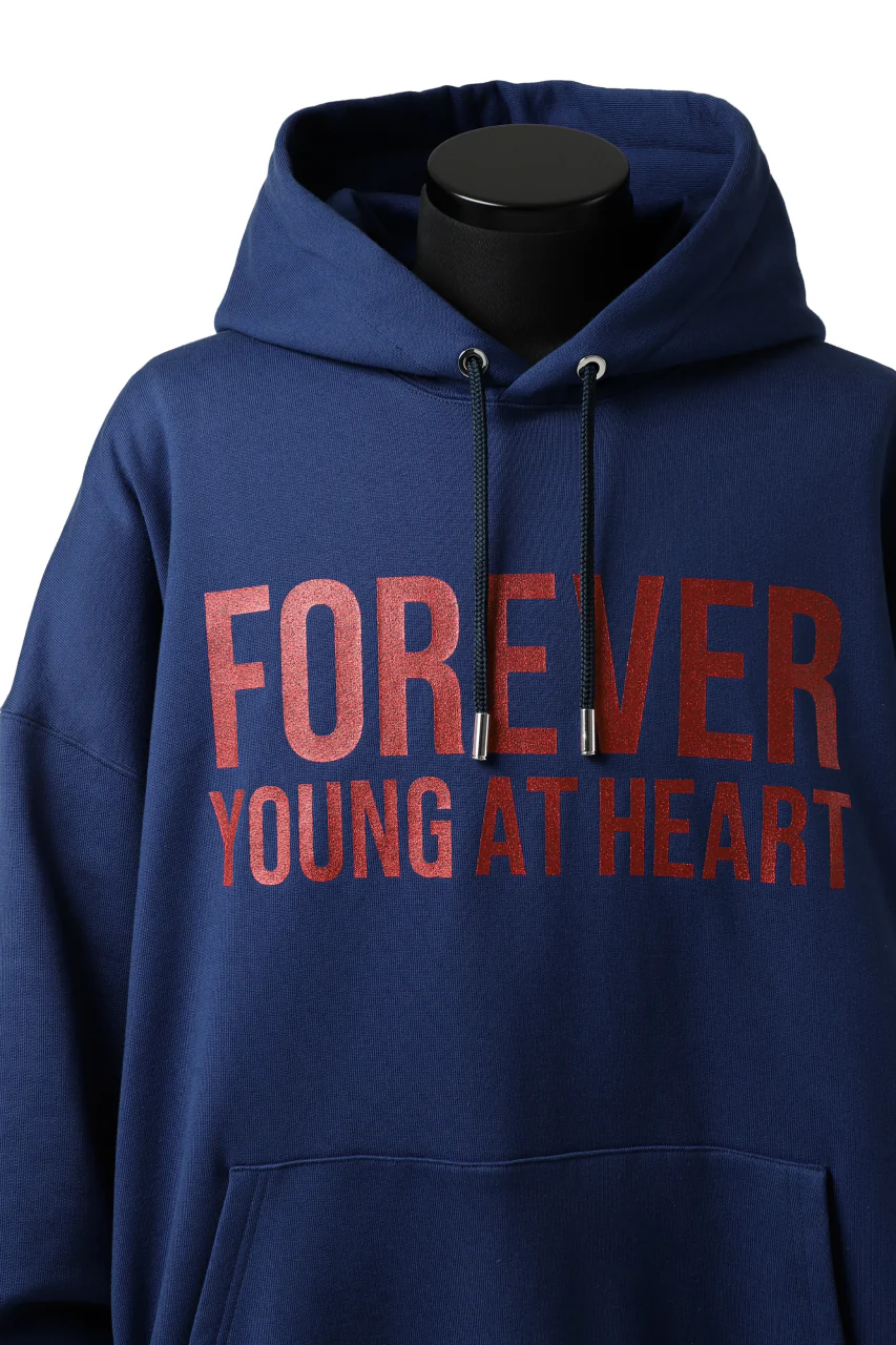 mastermind JAPAN SWEAT HOODIE / GLITTER LOGO (NAVY) - Image 12