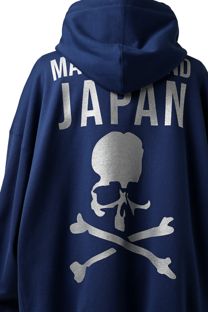 mastermind JAPAN SWEAT HOODIE / GLITTER LOGO (NAVY) - Image 23