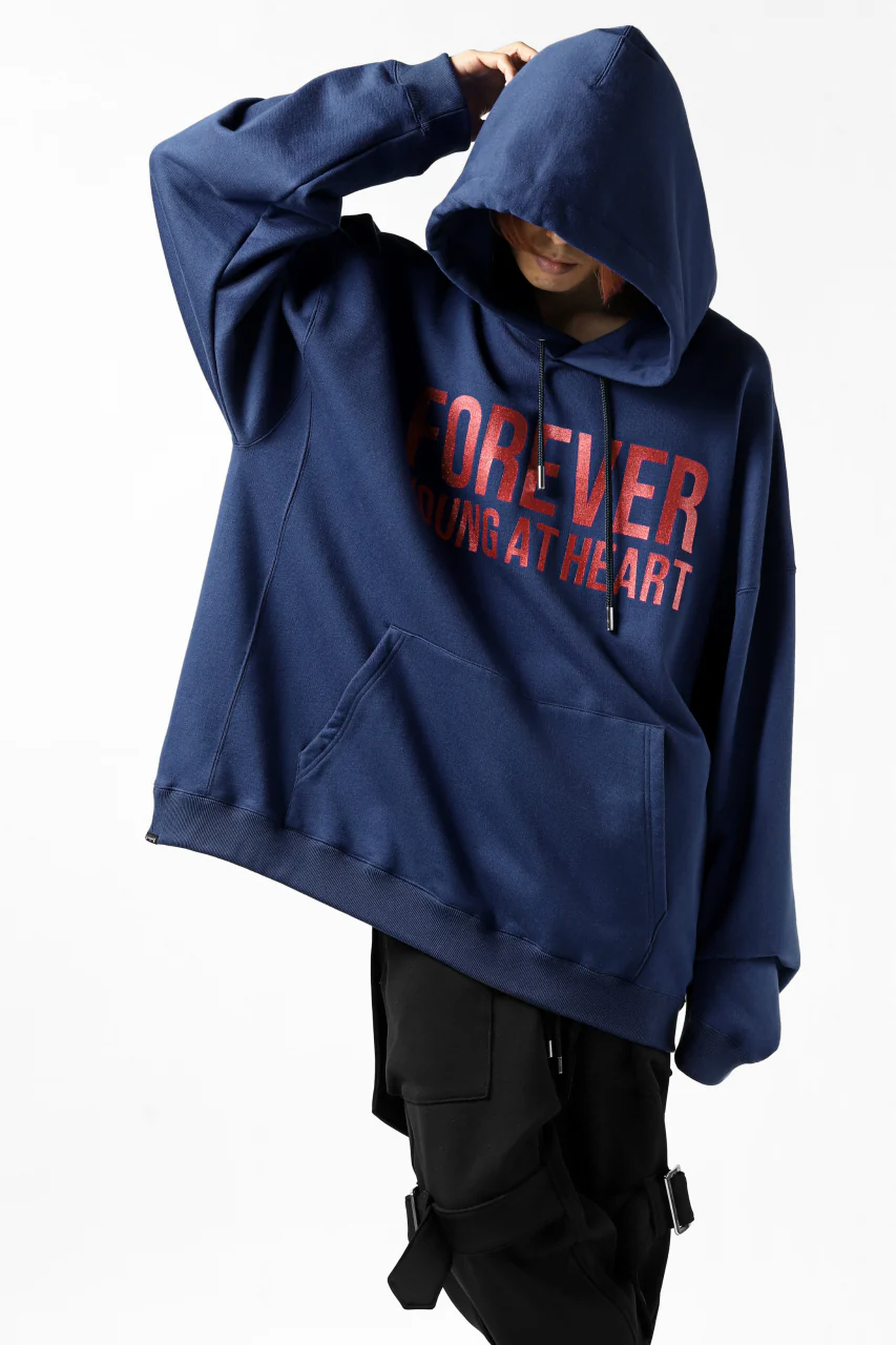 mastermind JAPAN SWEAT HOODIE / GLITTER LOGO (NAVY) - Image 4