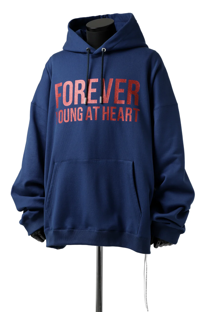 mastermind JAPAN SWEAT HOODIE / GLITTER LOGO (NAVY) - Image 7