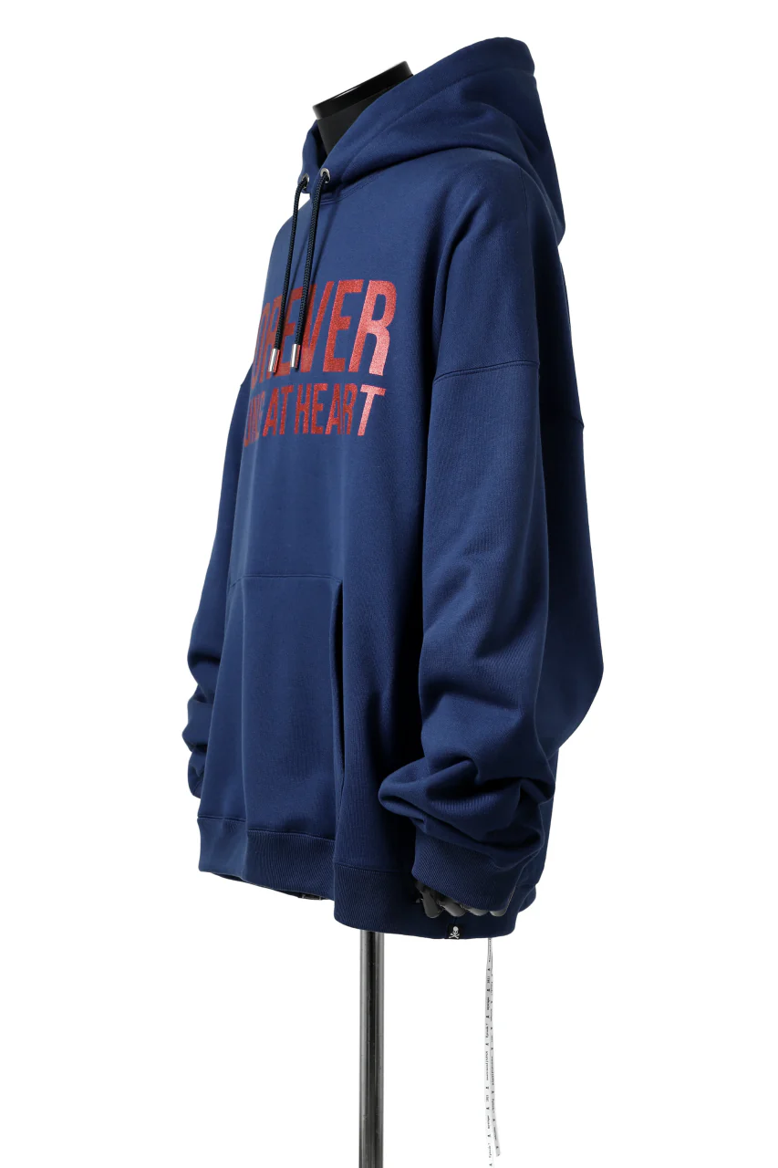 mastermind JAPAN SWEAT HOODIE / GLITTER LOGO (NAVY) - Image 8