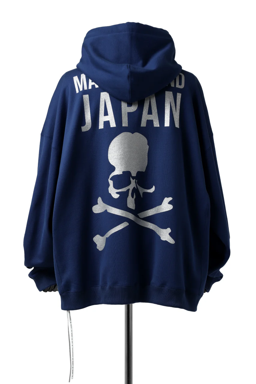 mastermind JAPAN SWEAT HOODIE / GLITTER LOGO (NAVY) - Image 9