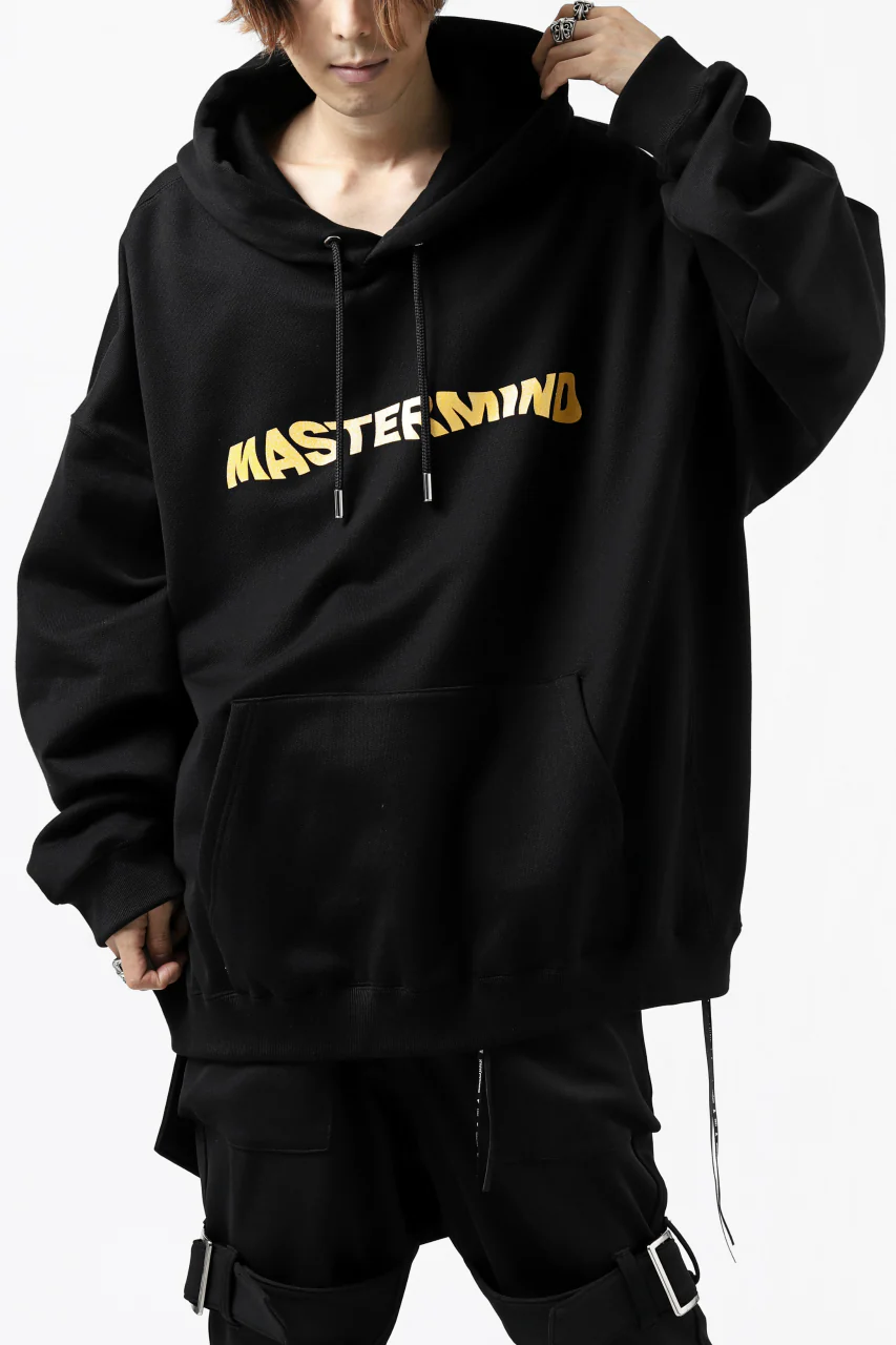 mastermind JAPAN SWEAT HOODIE-NEVERMIND / GLITTER LOGO (BLACK) - Image 7