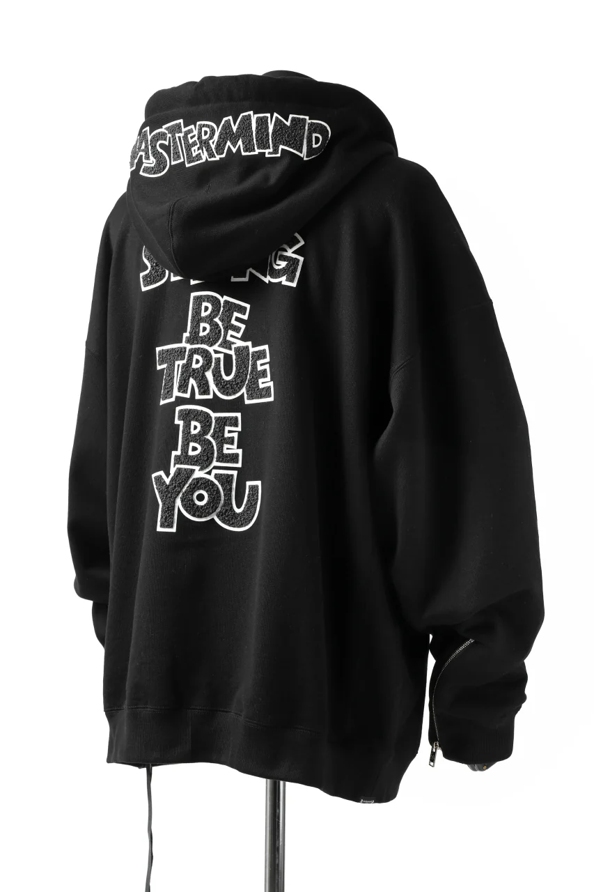 mastermind JAPAN SWEAT HOODIE ZIP JACKET / ROPE STRINGS (BLACK) - Image 38