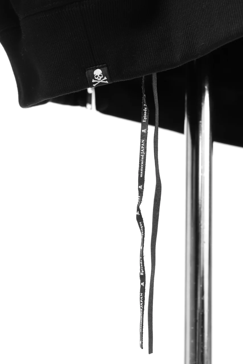 mastermind JAPAN SWEAT HOODIE ZIP JACKET / ROPE STRINGS (BLACK) - Image 54