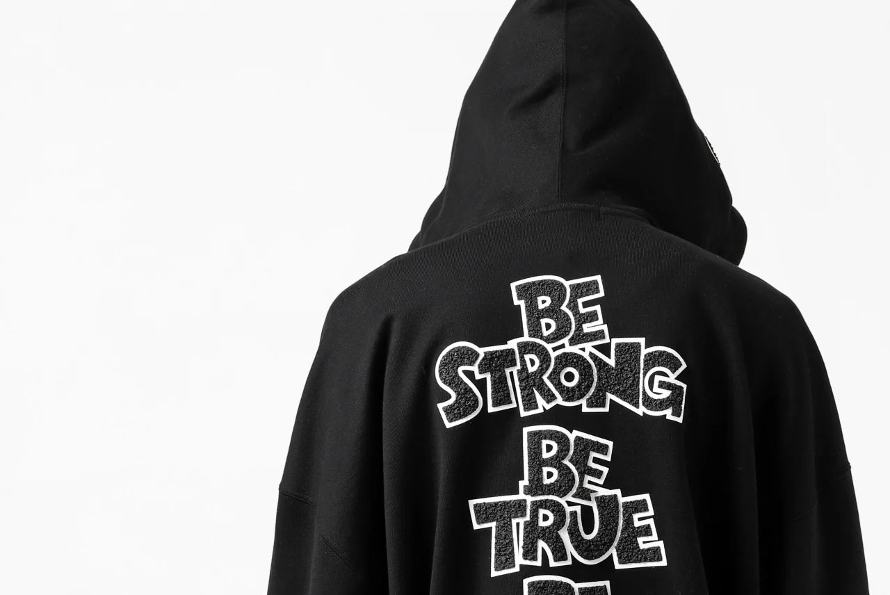 mastermind JAPAN SWEAT HOODIE ZIP JACKET / ROPE STRINGS (BLACK) - Image 66
