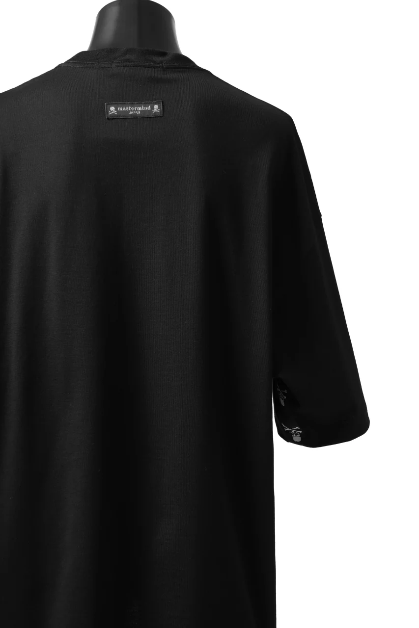 mastermind JAPAN TAPE DETAIL BOXYFIT T-SHIRT (BLACK) - Image 18