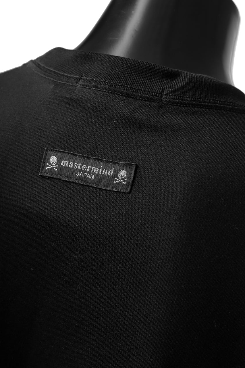 mastermind JAPAN TAPE DETAIL BOXYFIT T-SHIRT (BLACK) - Image 19