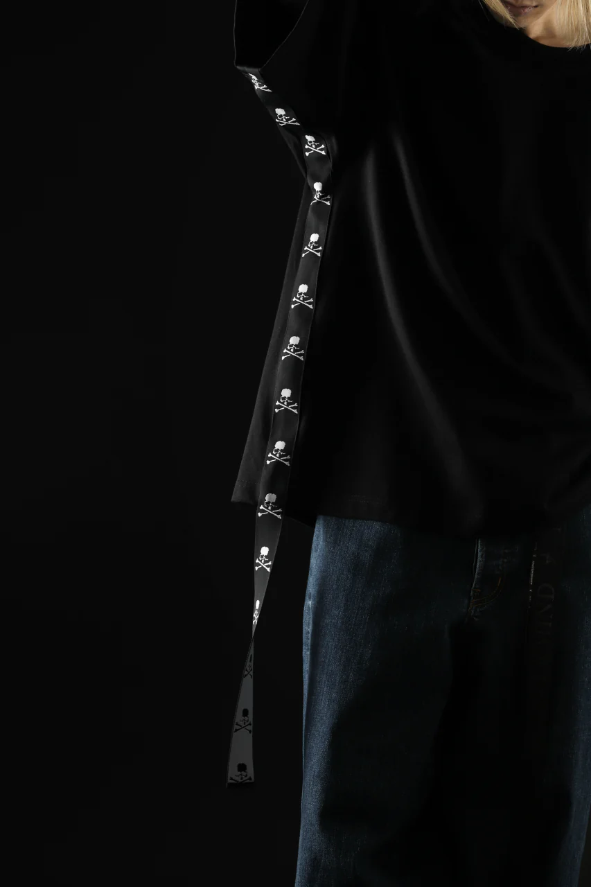mastermind JAPAN TAPE DETAIL BOXYFIT T-SHIRT (BLACK) - Image 25