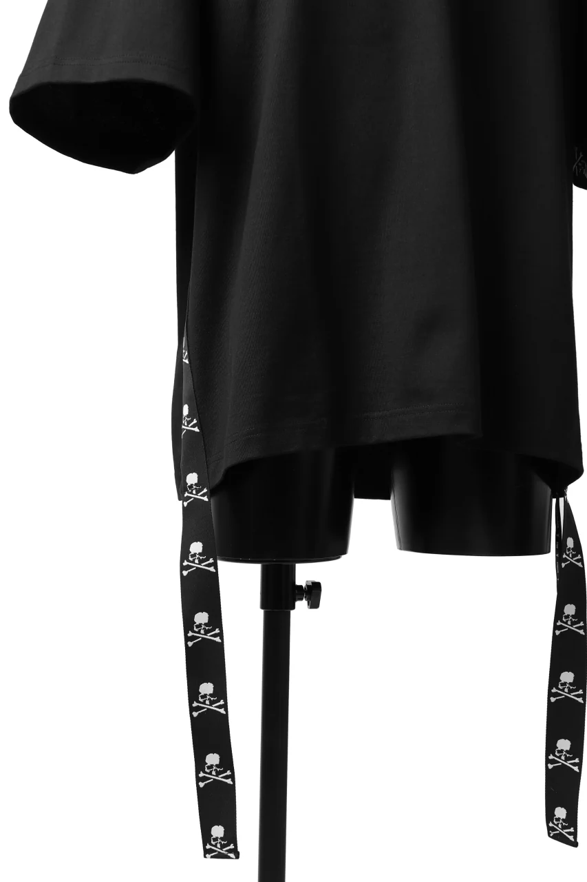 mastermind JAPAN TAPE DETAIL BOXYFIT T-SHIRT (BLACK) - Image 8