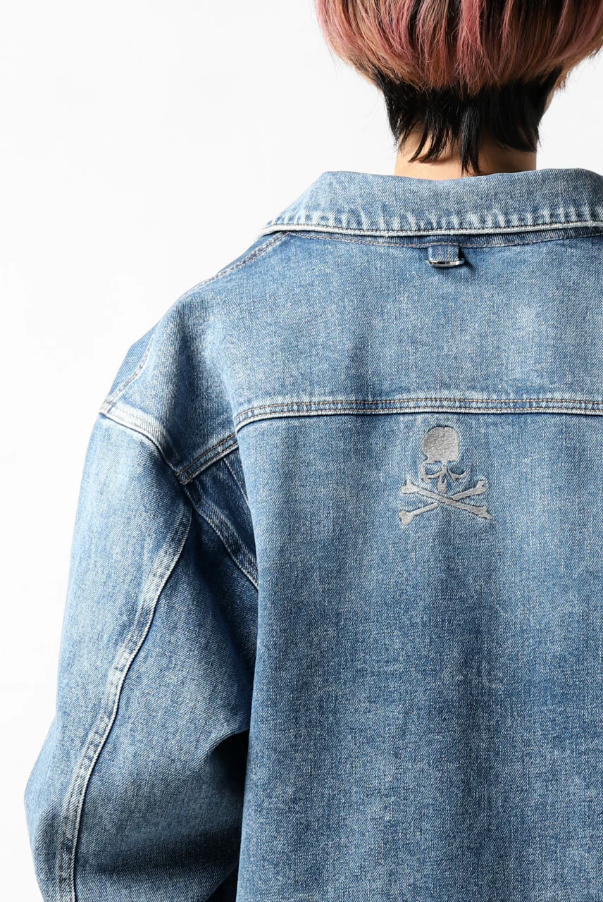 mastermind JAPAN TRUCKER JACKET / 2WAY STRETCH DENIM (INDIGO) - Image 10