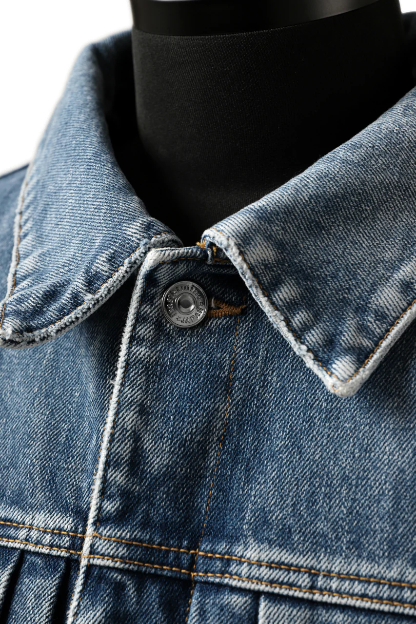 mastermind JAPAN TRUCKER JACKET / 2WAY STRETCH DENIM (INDIGO) - Image 28