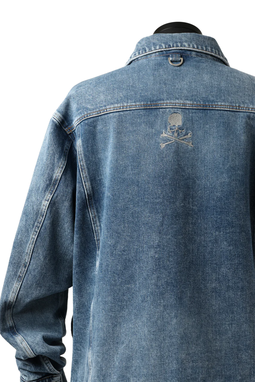 mastermind JAPAN TRUCKER JACKET / 2WAY STRETCH DENIM (INDIGO) - Image 31