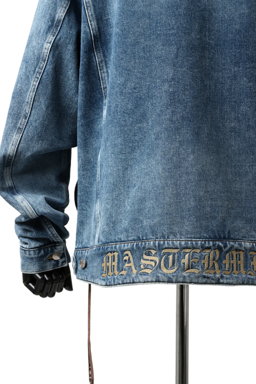 mastermind JAPAN TRUCKER JACKET / 2WAY STRETCH DENIM (INDIGO) - Image 32