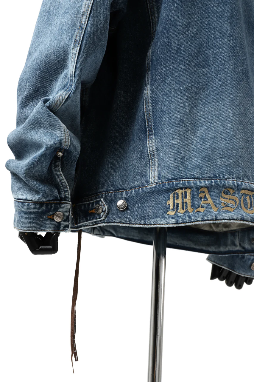 mastermind JAPAN TRUCKER JACKET / 2WAY STRETCH DENIM (INDIGO) - Image 34