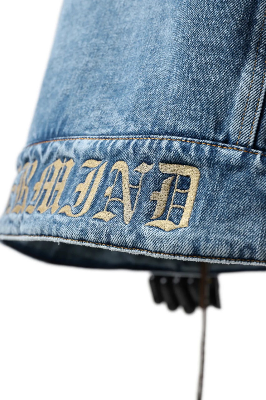 mastermind JAPAN TRUCKER JACKET / 2WAY STRETCH DENIM (INDIGO) - Image 35